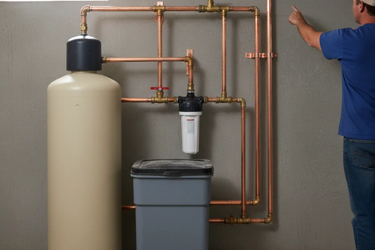 Whole-house water treatment system installed in Guild